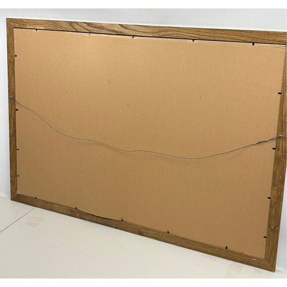 Vintage 1994 Woodland Walk Framed Lithograph Kevin & Wendy Schaefer Miles 24x36 - Picture 4 of 10